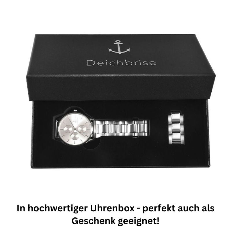 Uhr Traum Hafen 35mm (Damen) silber