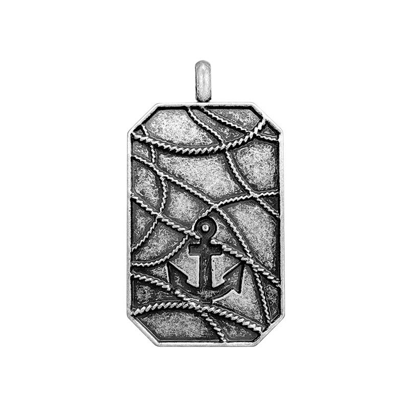 Kettenanhänger Wellenbrecher aus Edelstahl