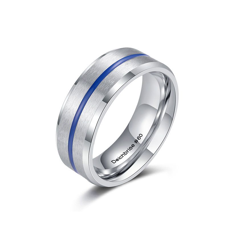 Unisex Ring zweifarbig (Amrum, Windstärke, Kitesurfer)