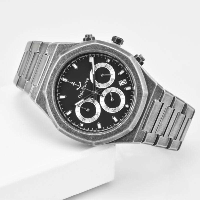 Chronograph Bootsmann 41mm (Herren) (Vintage-Schwarz)