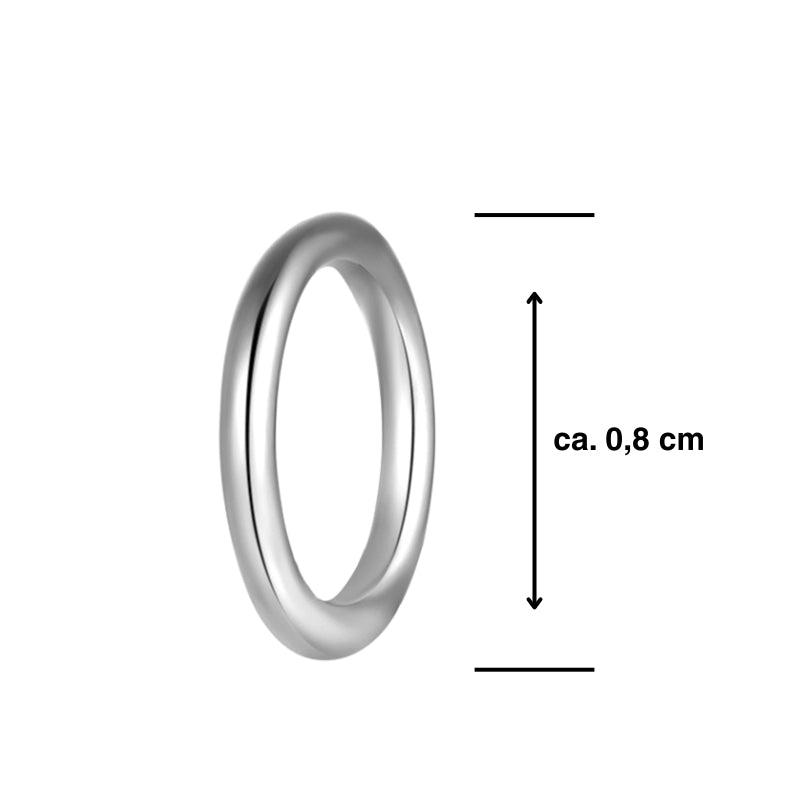 Clip aus Edelstahl für Charm (für Armband & Kette) (Click-it)