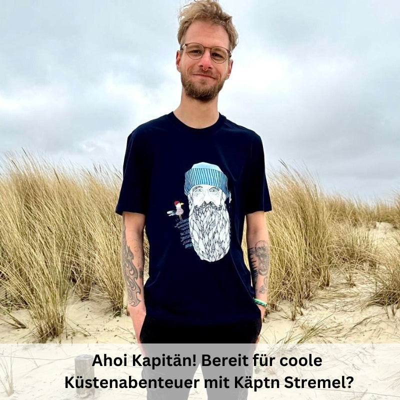 Unisex T-Shirt "Käptn Stremel" (Deepsea)