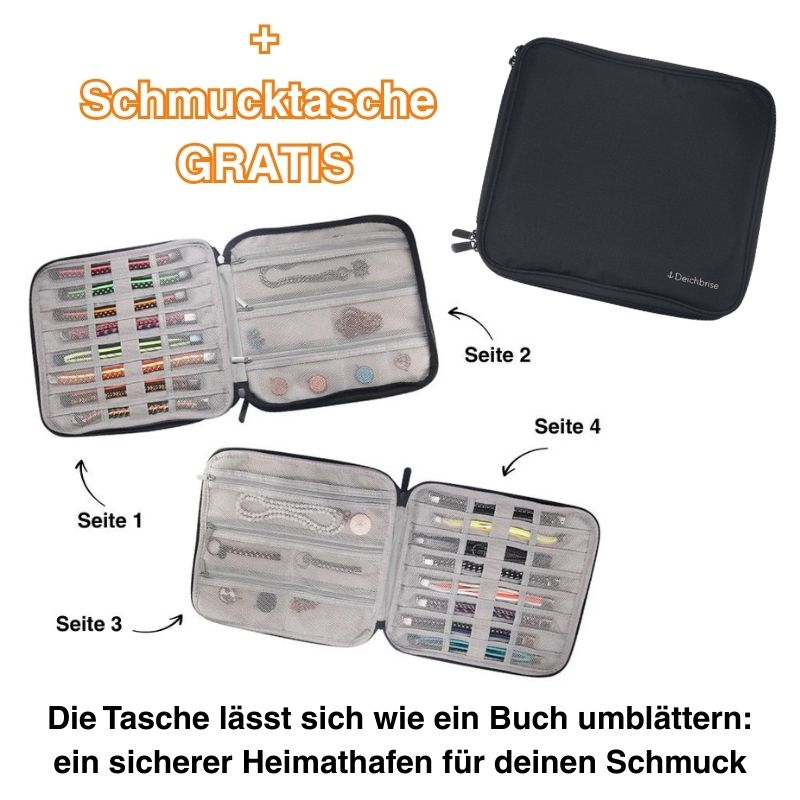 2 Armbänder + Schmucktasche GRATIS