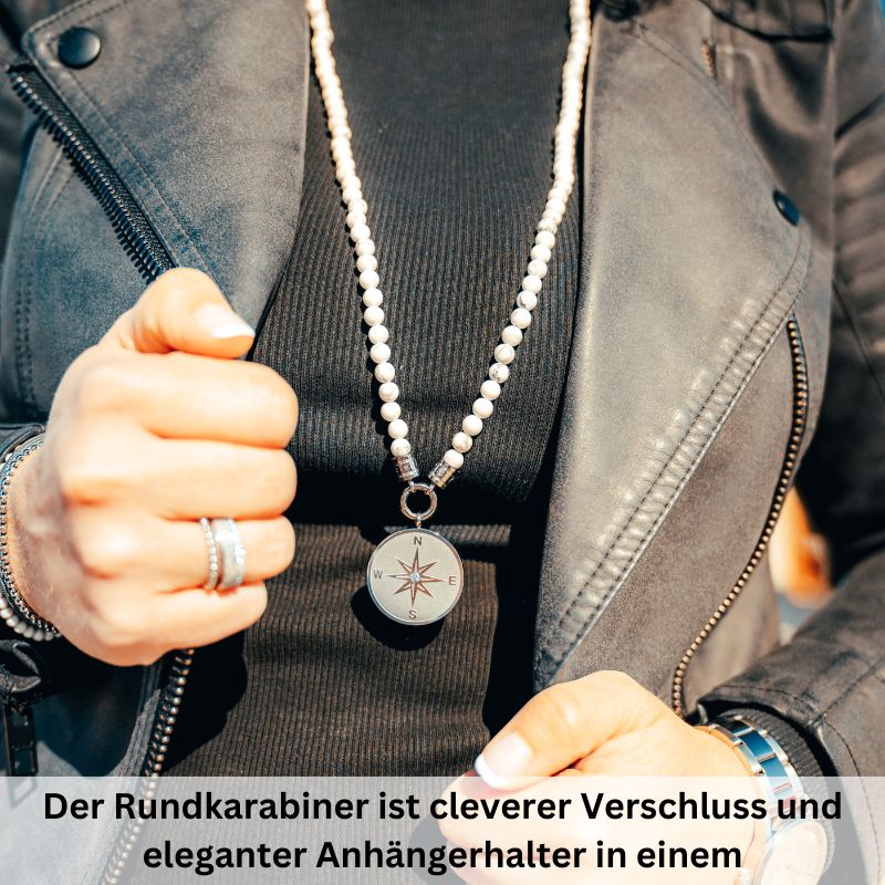 Dünentraum (Kette mit Anhänger und Armband aus White Turquoise)