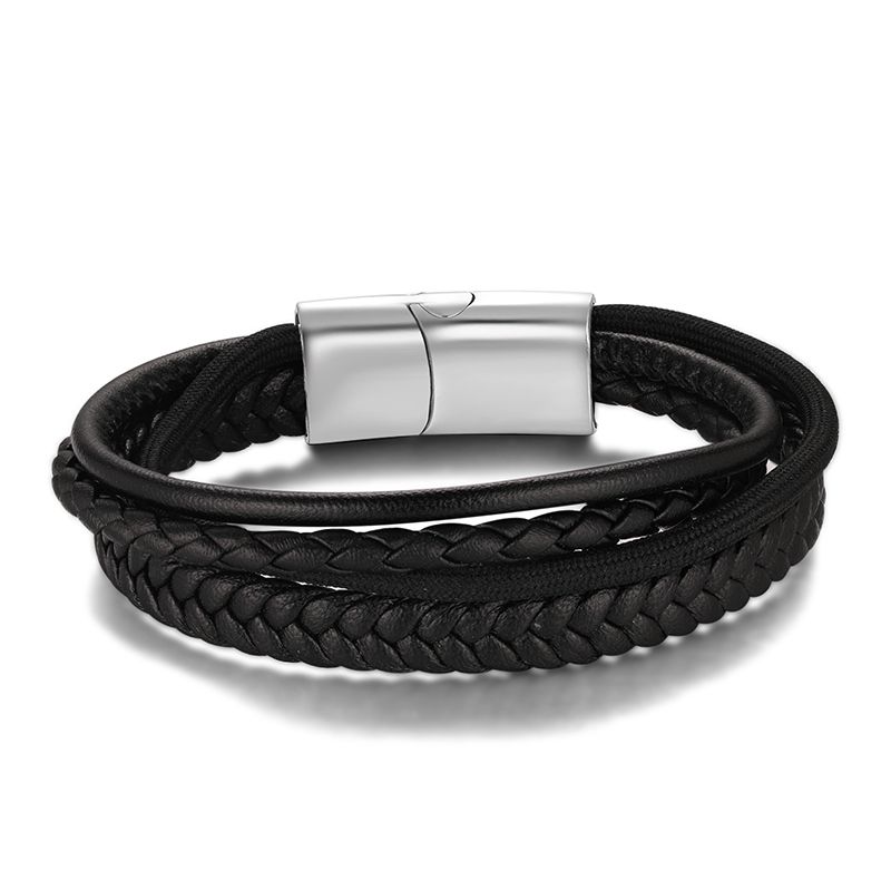 Leder & Segeltau Armband Rocky (Multistrang)