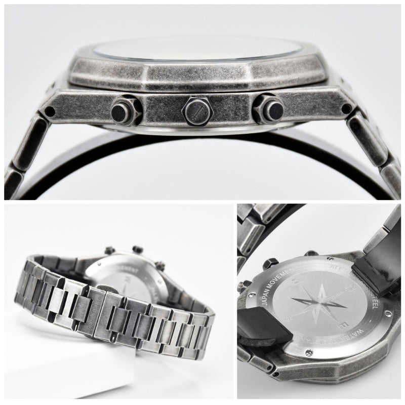 Chronograph Bootsmann 41mm (Herren) (Vintage-Blau)