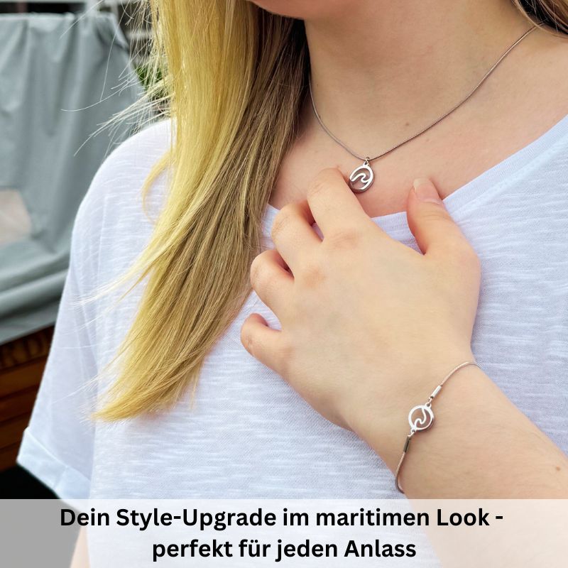 Kette aus Edelstahl Welle