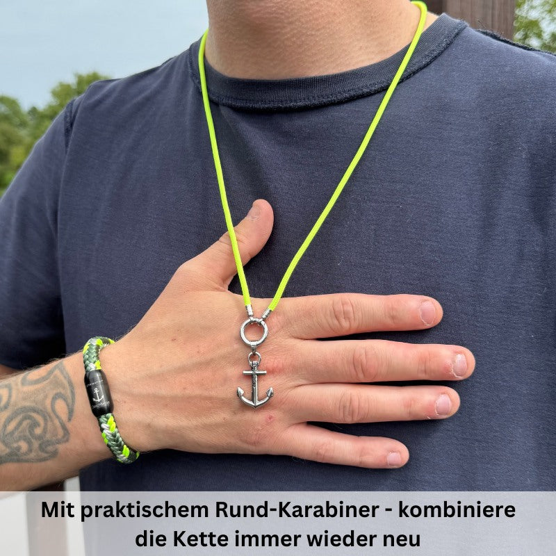 Kette Segelseil (mit Rund-Karabiner)