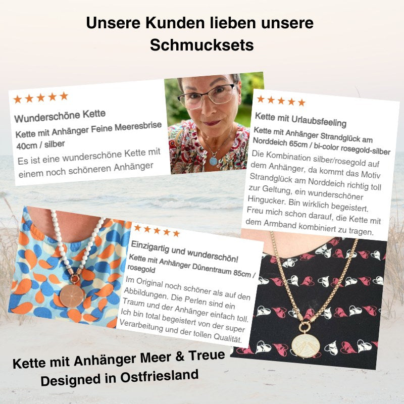 Kette mit Anhänger Meer & Treue (Küstengirls)