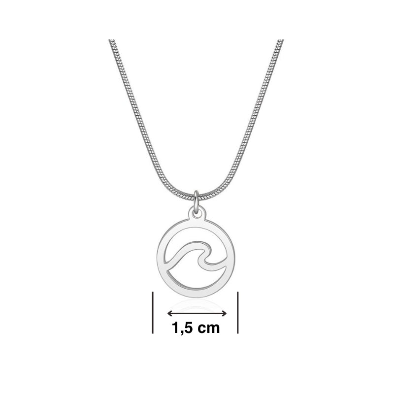 Kette aus Edelstahl Welle