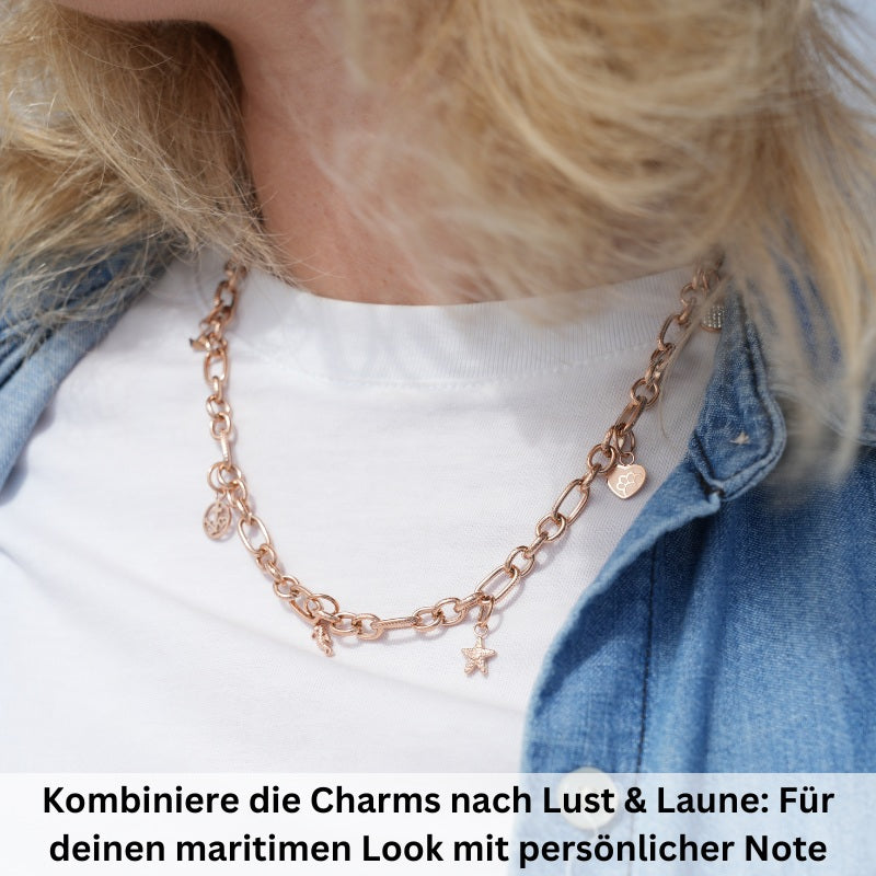 Clip aus Edelstahl für Charm (für Armband & Kette) (Click-it)