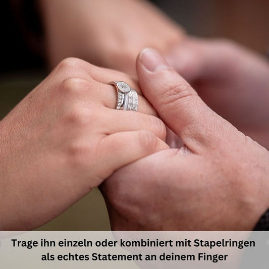 Edelstahl Ring "Ein Mensch ohne Träume" (6mm) (Küstengirls)