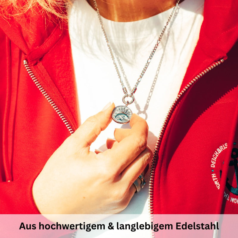 Kette mit Anhänger Delfin