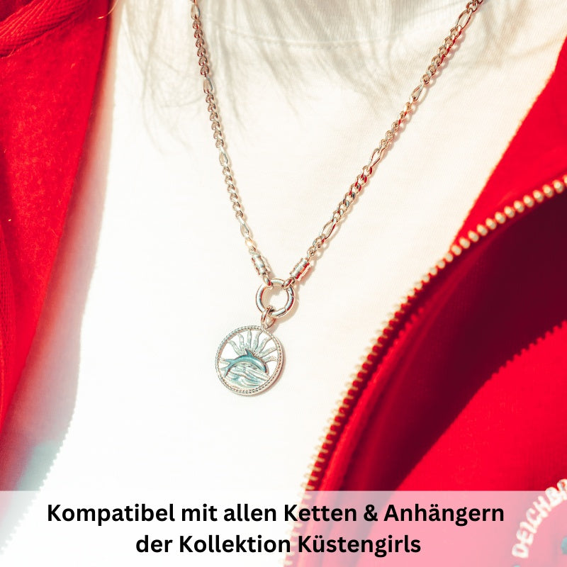 Kette mit Anhänger Delfin