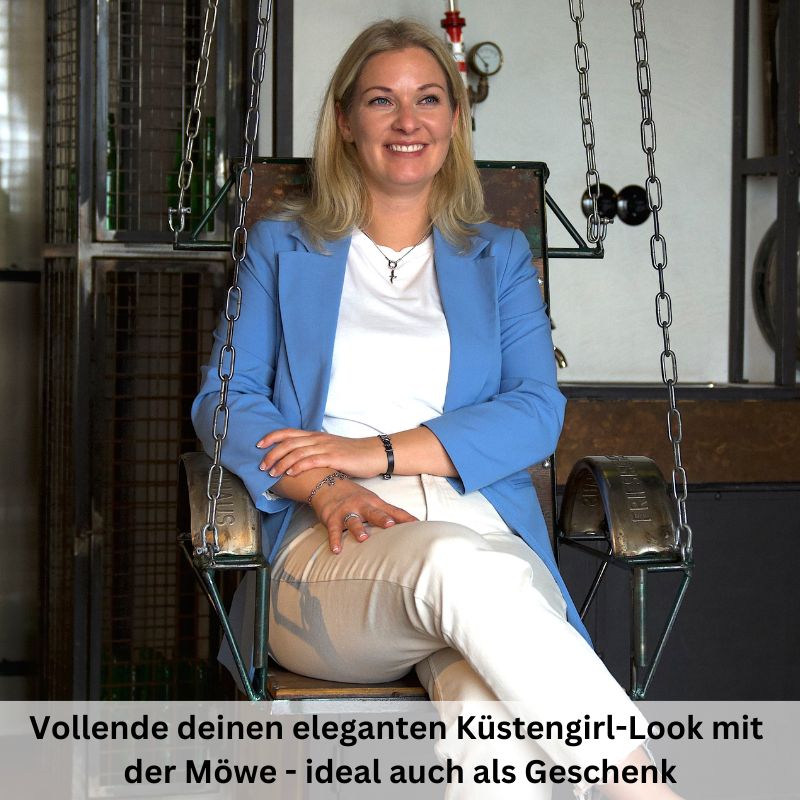 Kettenanhänger Möwe aus Edelstahl