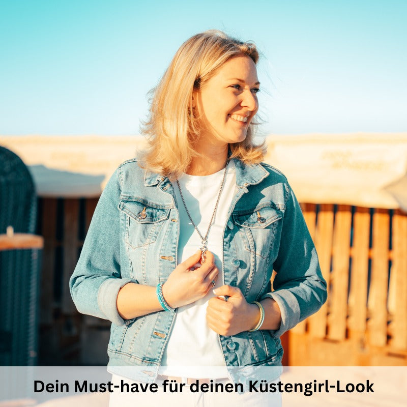 Kettenanhänger Seepferdchen aus Edelstahl