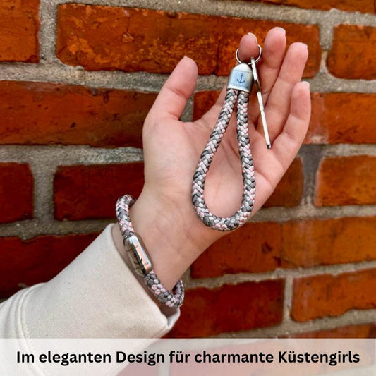 Schlüsselanhänger aus Segeltau Pellworm (8mm)