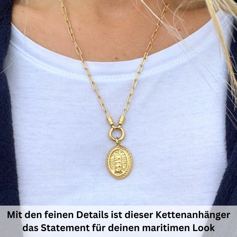 Kettenanhänger Pilsum aus Edelstahl (Küstengirls)