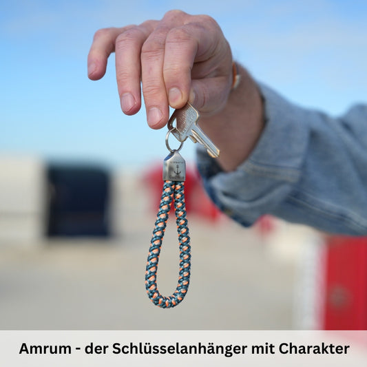 Schlüsselanhänger aus Segeltau Amrum (8mm)