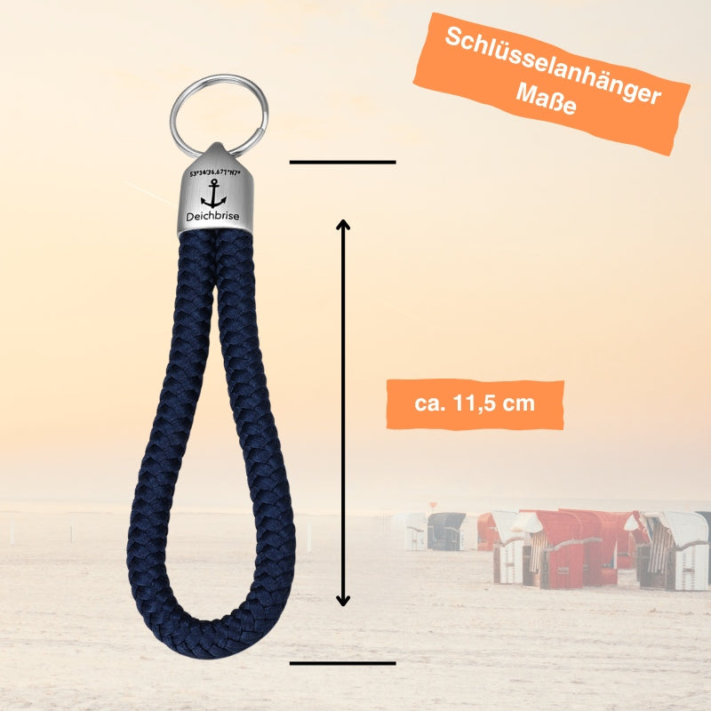 Schlüsselanhänger aus Segeltau Jenke (8mm)
