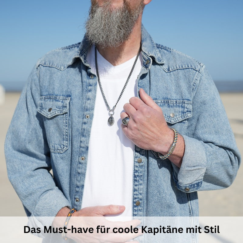 Siegelring "Pilsum" aus Edelstahl