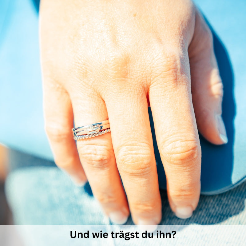 Ring Blanco aus Edelstahl (Stapelring)