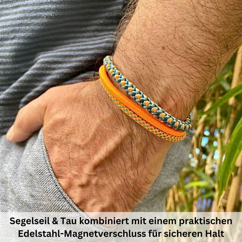 Segelseil-Segeltau Armband Amrum (Multistrang)