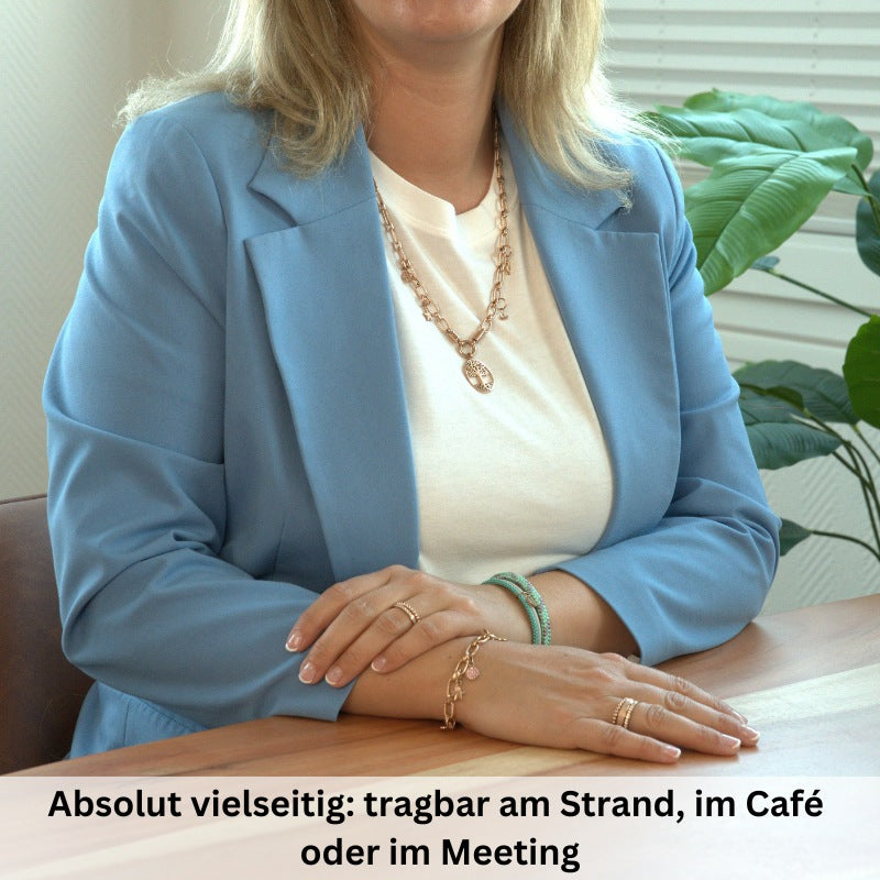 Charms Armband Küstenwind aus Edelstahl (Click-it)