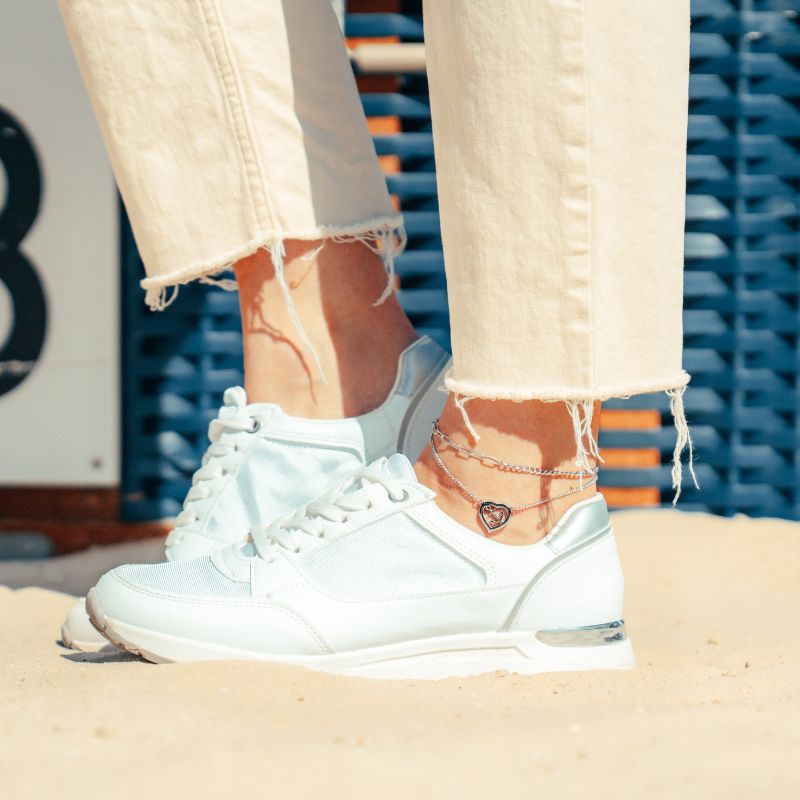 Fußkettchen aus Edelstahl BeachMix