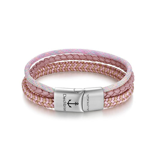 Leder & Segeltau Armband Fehmarn (Multistrang)