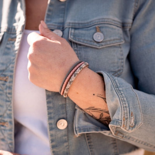 Leder & Segeltau Armband Pellworm (Multistrang)