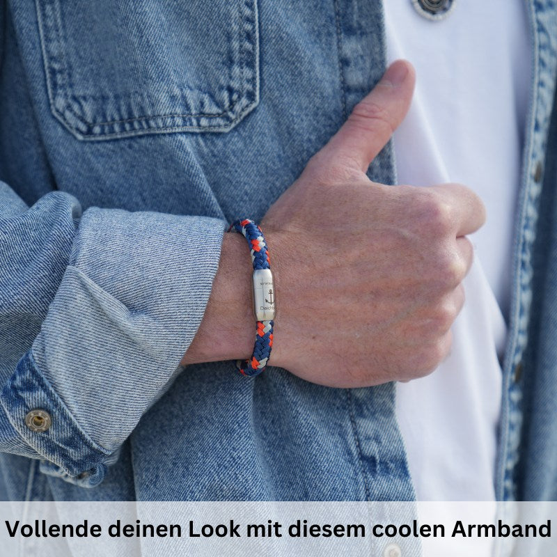 Segeltau Armband Matrose (8mm)