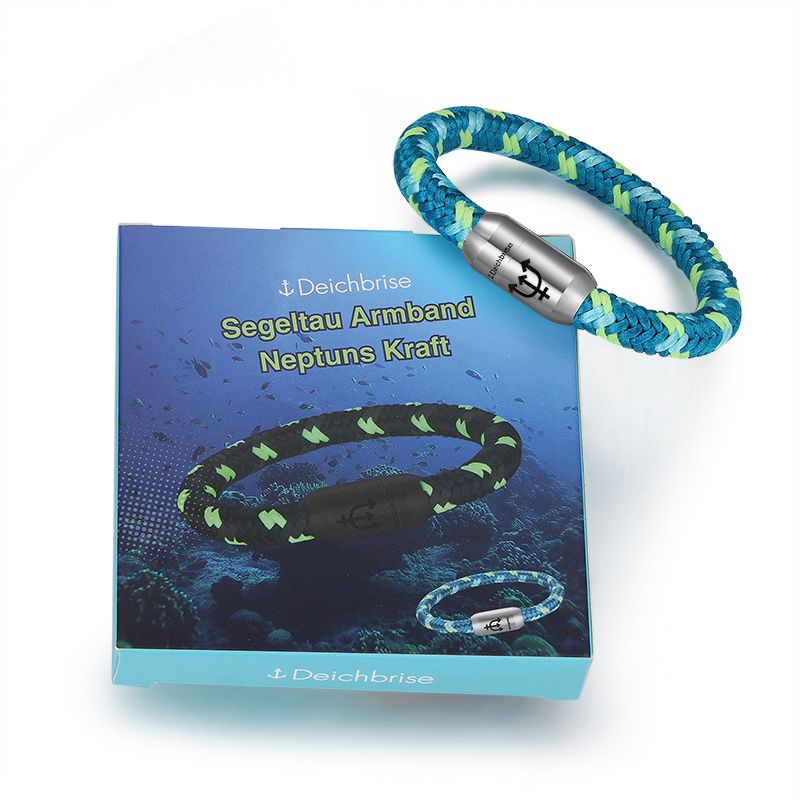 Segeltau Armband Neptuns Kraft (6mm oder 8mm)