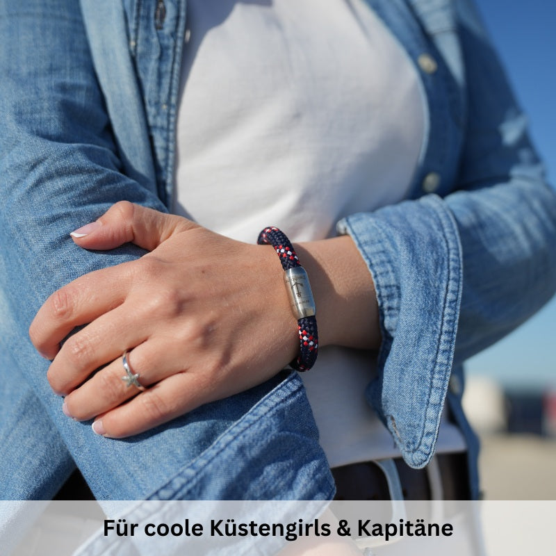 Segeltau Armband Langeoog  (8mm)