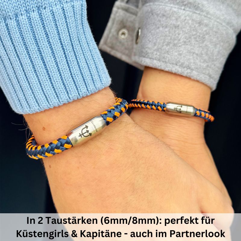 Segeltau Armband Neptuns Kraft 2 (6mm oder 8mm)