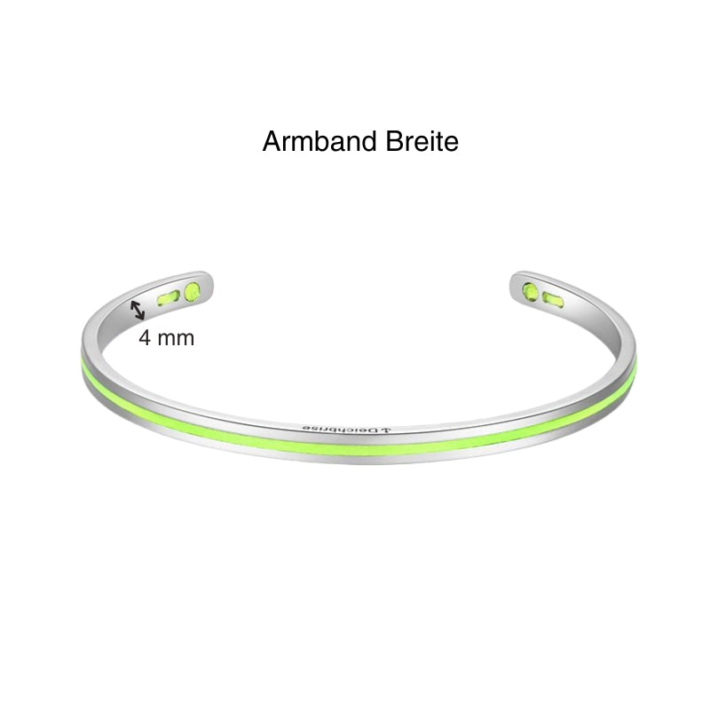 Edelstahl-Bangle Kitesurfer