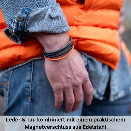 Leder & Segeltau Armband Summer Windsurfer (Multistrang)