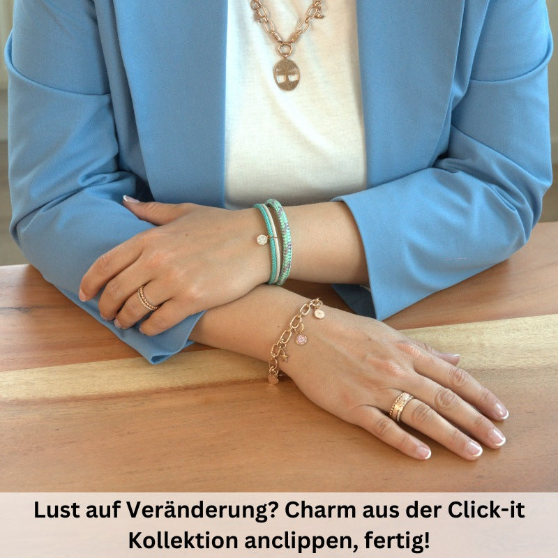 Leder & Segeltau Armband Sue (Multistrang)
