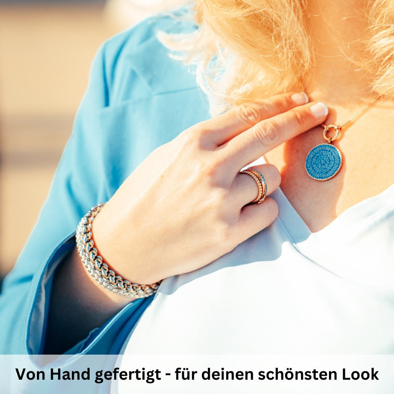 Armband Joleen am Sandstrand (Multistrang) Stahl-Tau & Segeltau