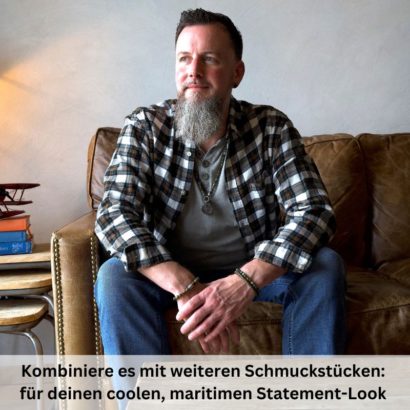 Armband Playa Beach African Turquoise, Tiger Eye & Edelstahl