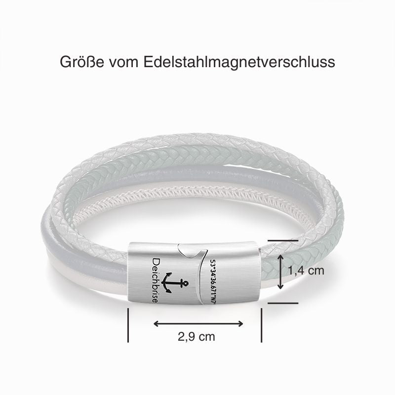 Leder Armband Dünengras (Multistrang)