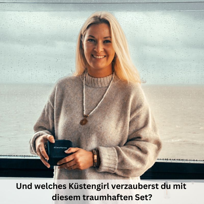 Kette Dünentraum + Joleen am Sandstrand + Schmuck Reisebox