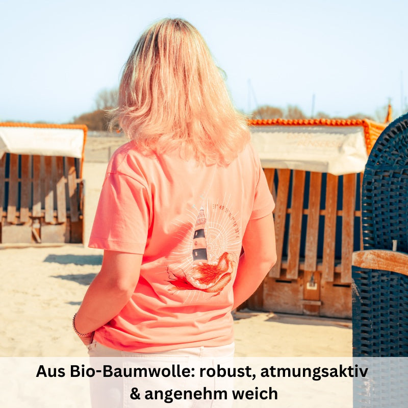 Damen T-Shirt "Nordische Schönheit" (Oceanrose)