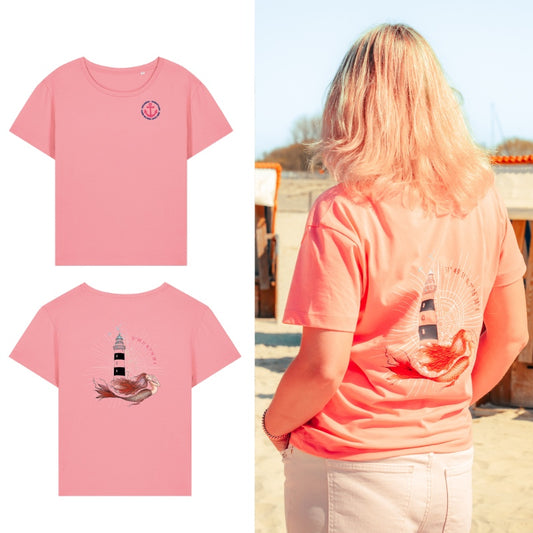 Damen T-Shirt "Nordische Schönheit" (Oceanrose)