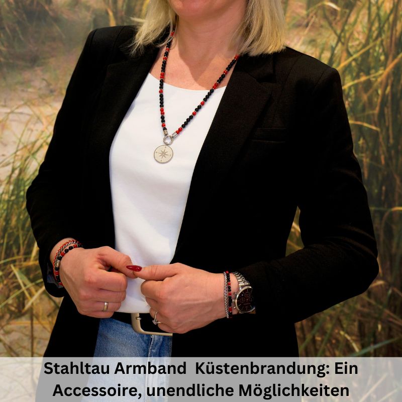 Stahltau Armband Küstenbrandung (Küstengirls)