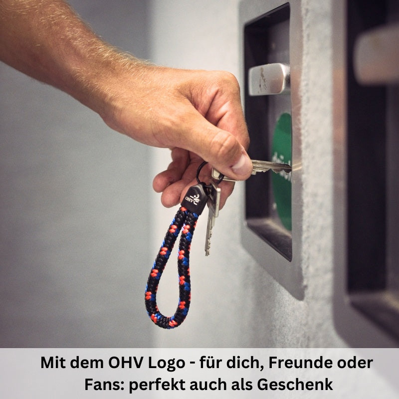Fan-Schlüsselanhänger aus Segeltau OHV-Aurich