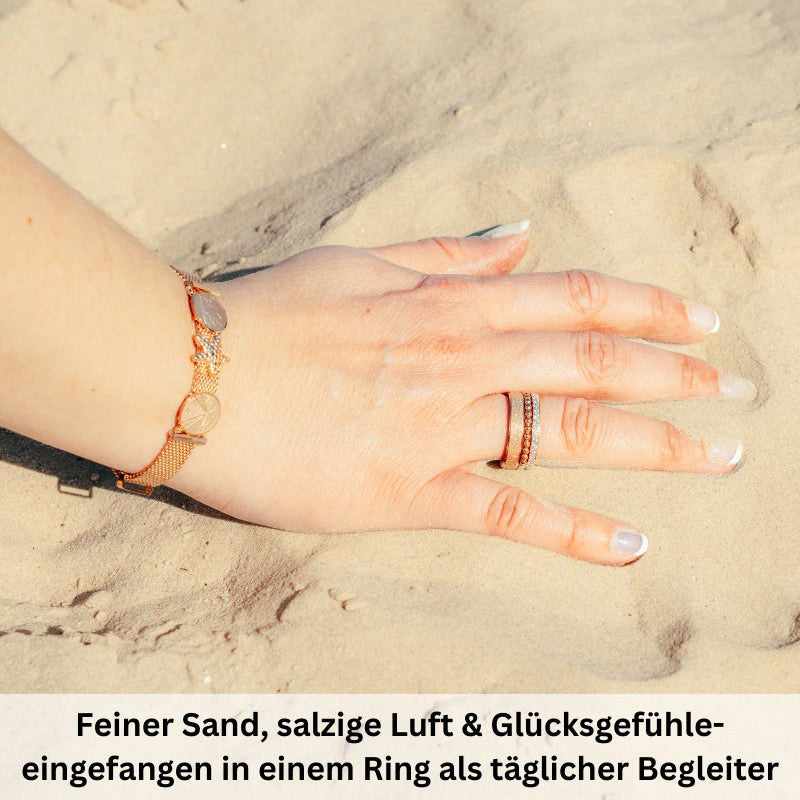 Edelstahl Ring sandgestrahlt 4mm (Stapelring)
