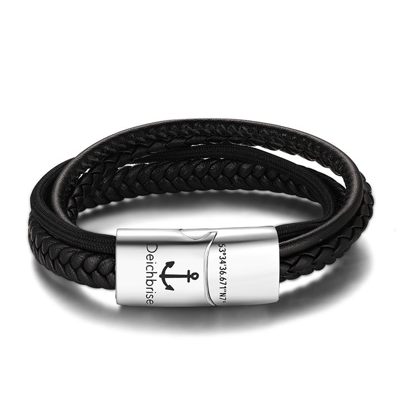 Kette mit Anhänger Steuermanns Traum + Armband Rocky