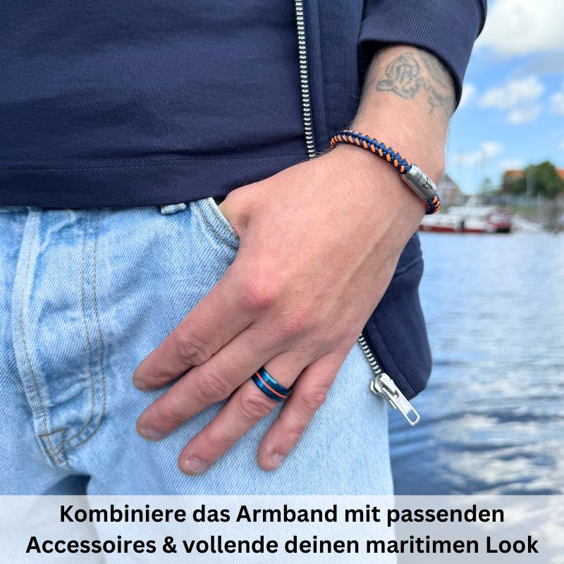 Segeltau Armband Neptuns Kraft 2 (6mm oder 8mm)