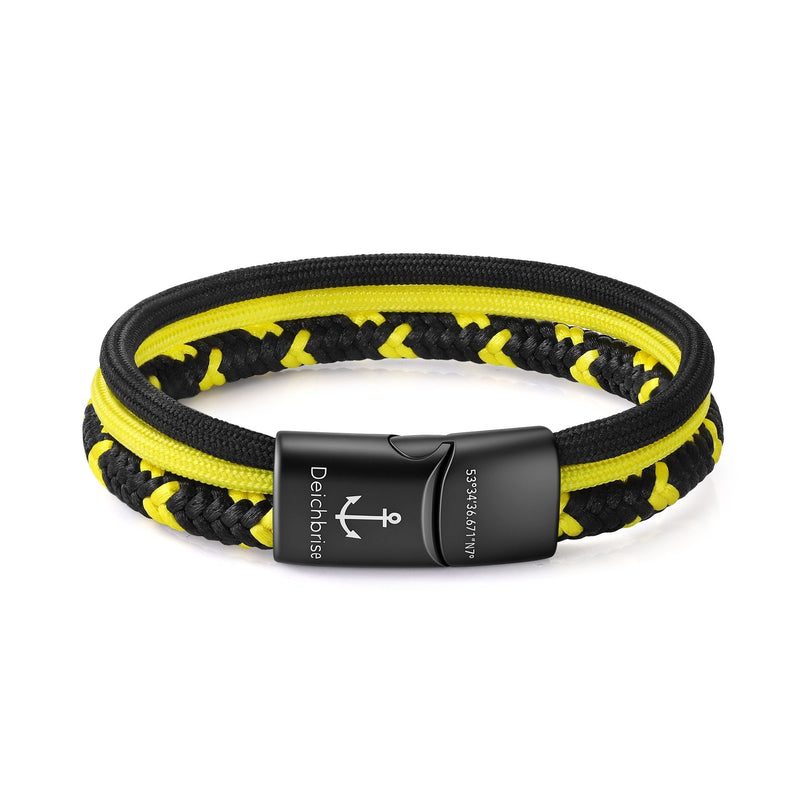 Segelseil-Segeltau Armband Torjäger (Multistrang)